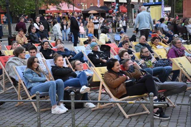 Europejskie kino plenerowe w Rybniku z okazji 15-lecia wejścia Polski do Unii Europejskiej