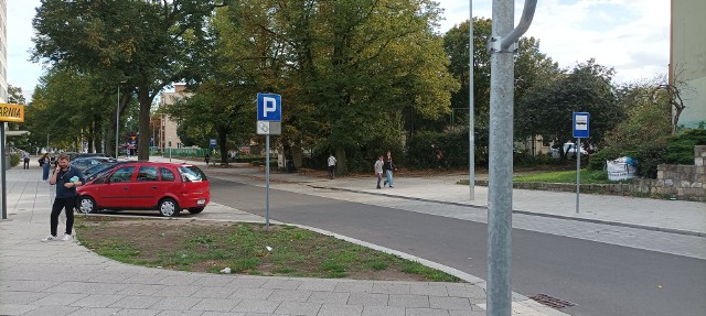 Przystanki przy ulicy Roosevelta w Szczecinie.