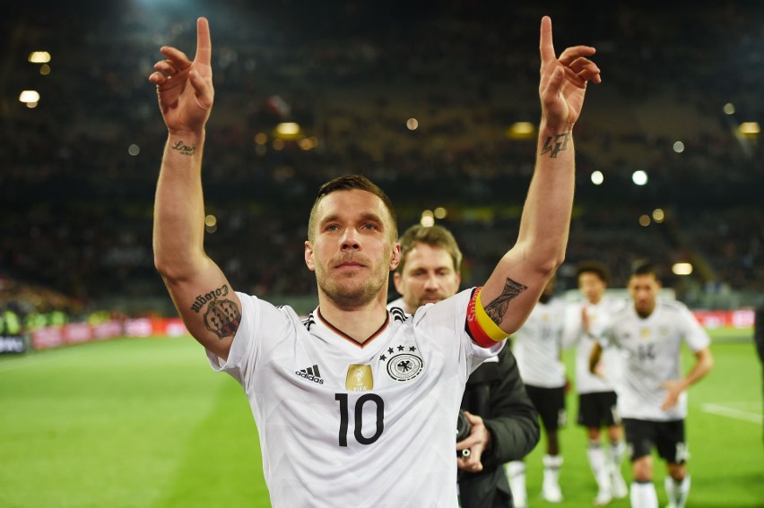 Ostatni mecz Lukasa Podolskiego dla reprezentacji Niemiec