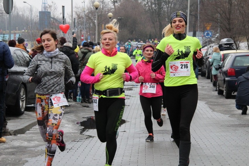 Bieg Walentynkowy 2017 w Dąbrowie Górniczej