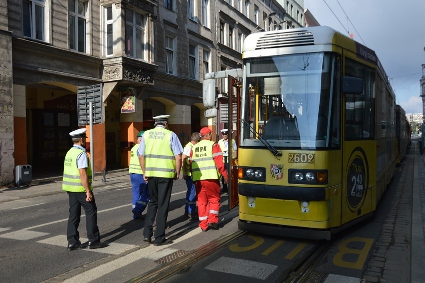 Zderzenie tramwajów w centrum. Ranna motornicza