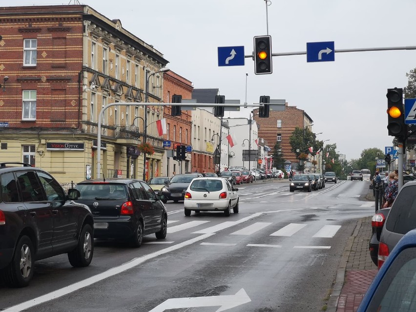 Skrzyżowanie w centrum Piekar Śląskich