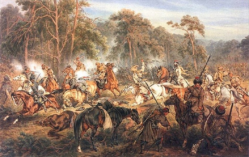 30 czerwca 1863  - powstańcza jazda sieradzka łączy się w...