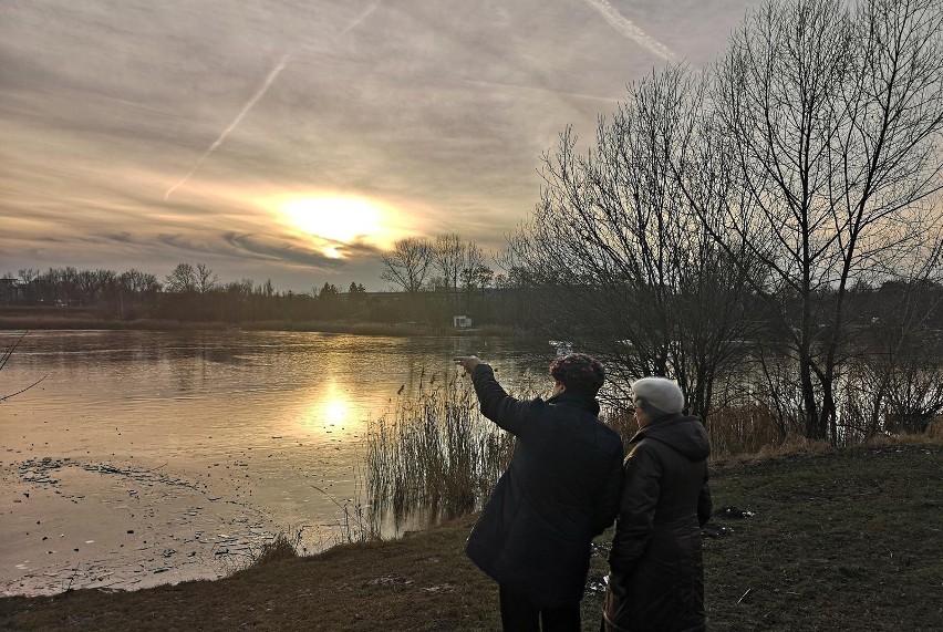 Kraków. Bagry oczarowują również zimą. I przyciągają spacerowiczów [ZDJĘCIA]