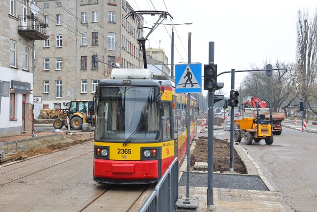 Pierwszy przejazd tramwaju z Jeny po ul. Wojska Polskiego