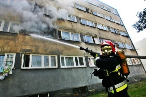 Wrocław: Spłonęło mieszkanie przy ul. Bolesławieckiej