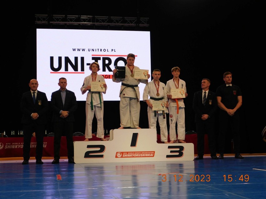 Karatecy z Sandomierza stanęli na podium turnieju w...