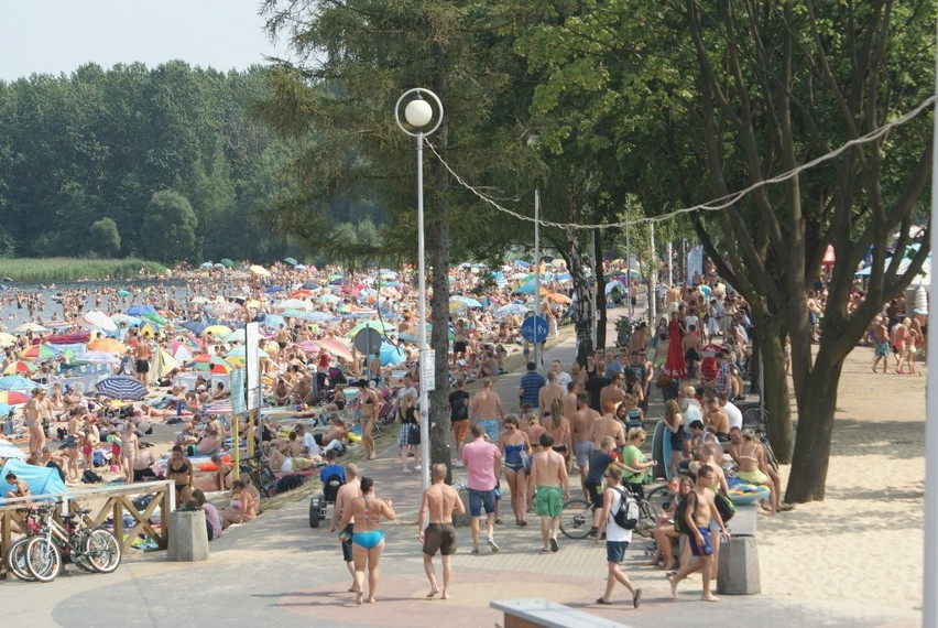 Latem nad Pogorią wypoczywają tysiące plażowiczów, więc...