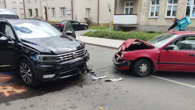 Groźny wypadek na ul. Słowackiego w Gdańsku. Poszkodowane jest m.in. dziecko