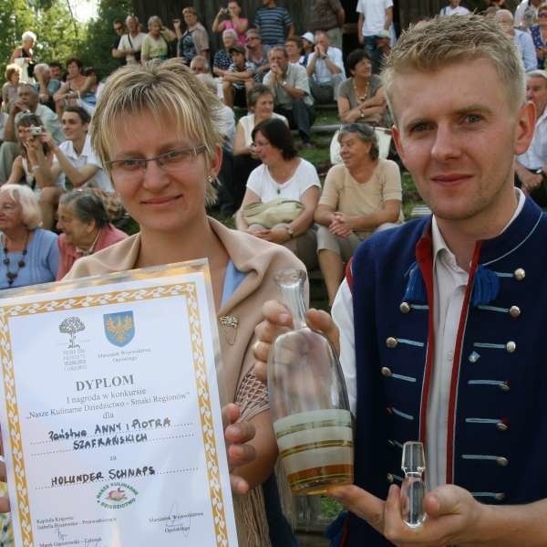 "Holunder schnaps" Anny i Piotra Szafrańskich to najlepszy alkoholowy napój regionalny Opolszczyzny.