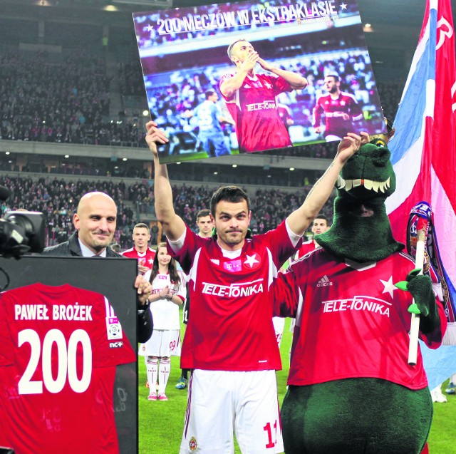 W 200 ligowych meczach Paweł Brożek strzelił 92 bramki dla Wisły