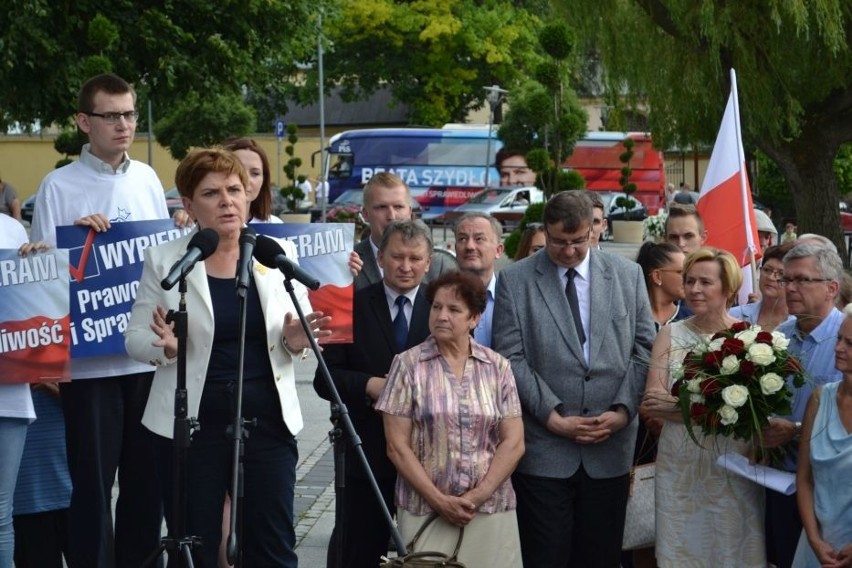 Beata Szydło z PiS odwiedziła Kłobuck