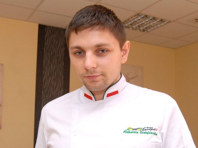 Kamil Tłuczek, szef kuchni z restauracji Pasjonaci, która znajduje się przy ul. Leskiej w Rzeszowie.