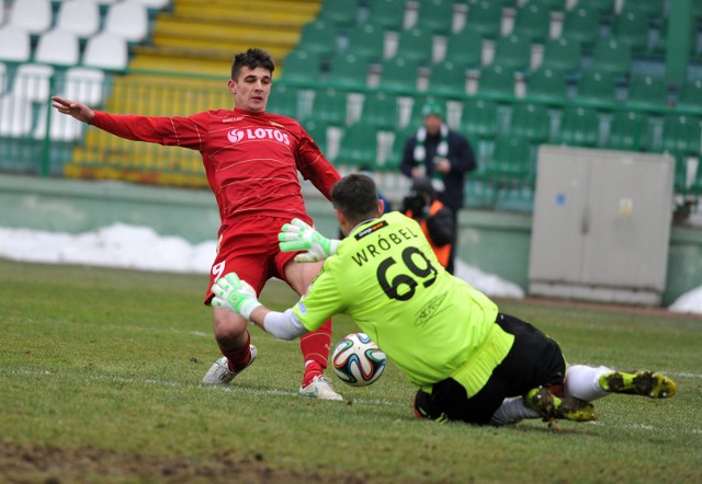 Piotr Grzelczak strzelił gola w meczu z Dnipro