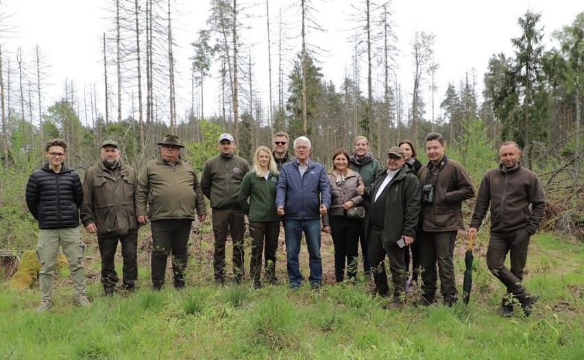 Eksperci z Niemiec odwiedzili Puszczę Białowieską