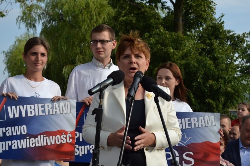 Beata Szydło z PiS odwiedziła Kłobuck