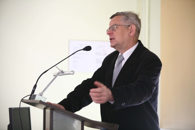Tomasz Nałęcz w roli wykładowcy i kandydata do europarlamentu w naszym okręgu wyborczym. 
