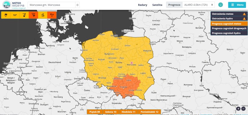 Najpierw umiarkowane opady śniegu, a potem śnieżyce i zawieje. Najgorsza pogoda spodziewana jest w niedzielę i poniedziałek