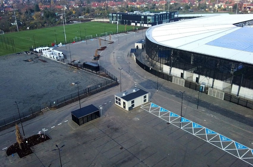 Stadion Pogoni - stan prac 15-17 listopada 2020.