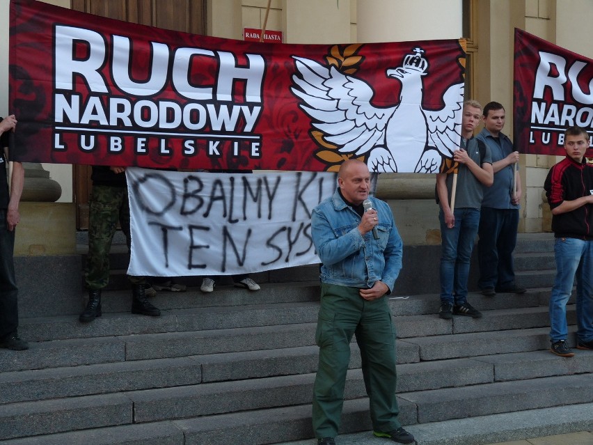 Manifestacja Ruchu Narodowego.