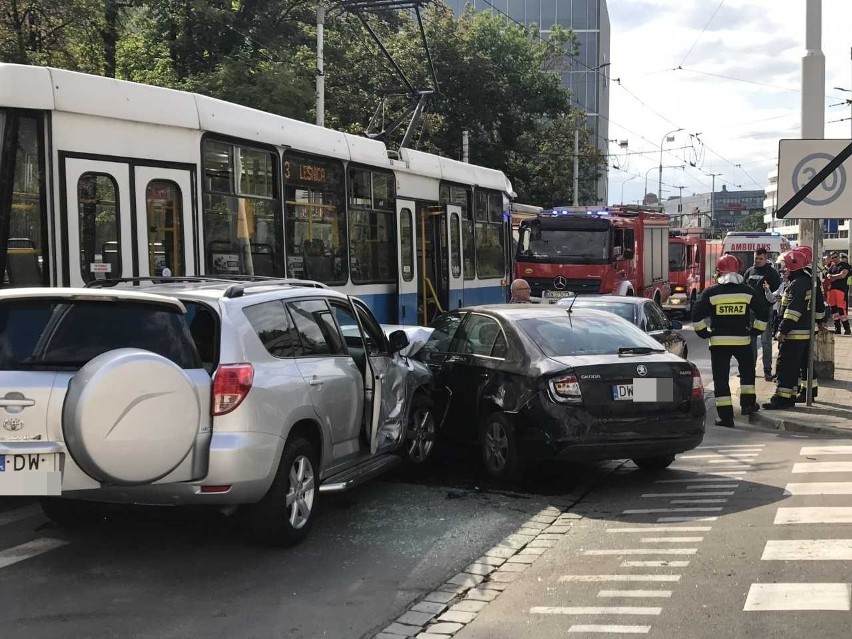 Wypadek na Traugutta, przy skrzyżowaniu z Dobrzyńską