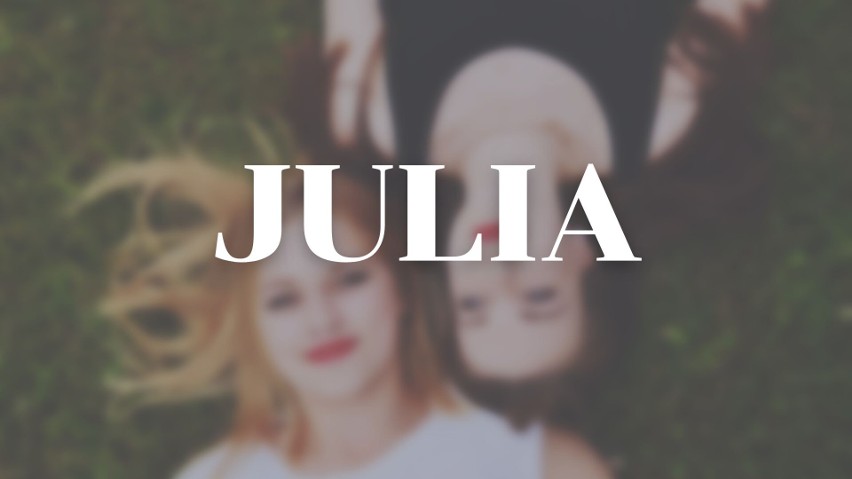 Julia to imię pochodzenia rzymskiego. Oznacza: promienista,...