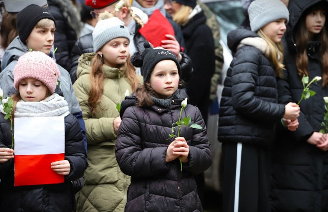 Uroczystości na Borze, 11 lutego 2024 roku. Więcej na kolejnych zdjęciach.