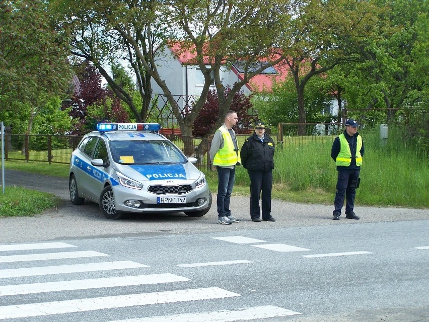 Ćwiczenia straży pożarnej w Łodzierzy