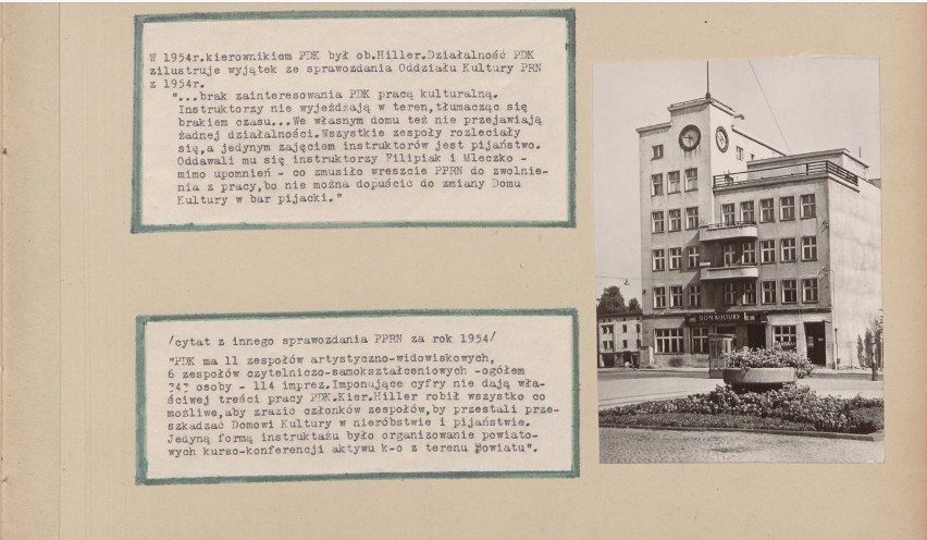 Kronika Powiatowego Domu Kultury w Słupsku 1953-1962.