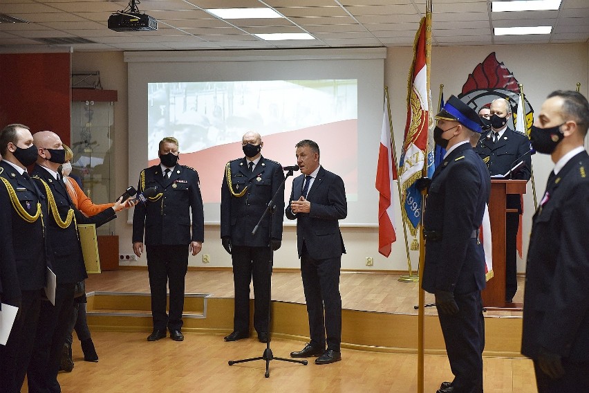 Medale dla strażaków z Komendy Wojewódzkiej PSP w Łodzi