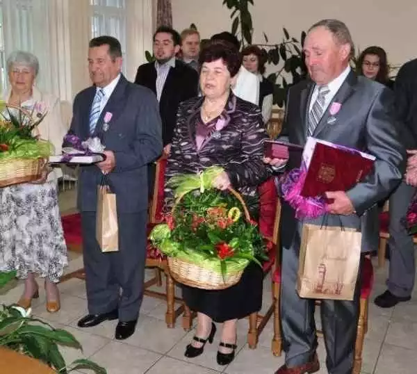 Na pierwszym planie od lewej: Alicja i Zdzisław Tabakowie, Halina i Antoni Tyszeccy.