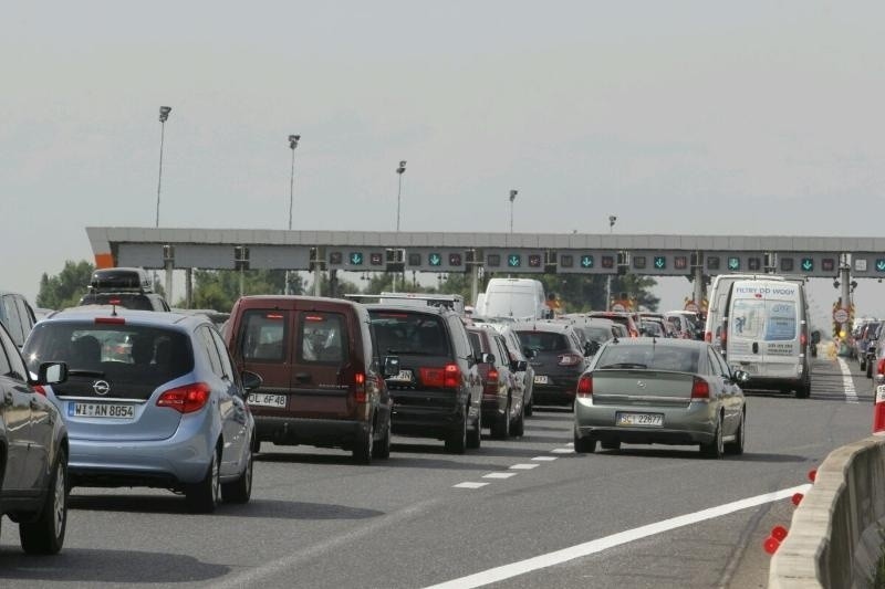 Autostrada A4: Korek przed bramkami w Karwianach (ZDJĘCIA)