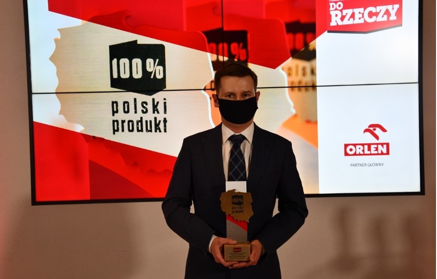 Nagrodę dla marki „Polskie Przetwory” odebrał Radosław...
