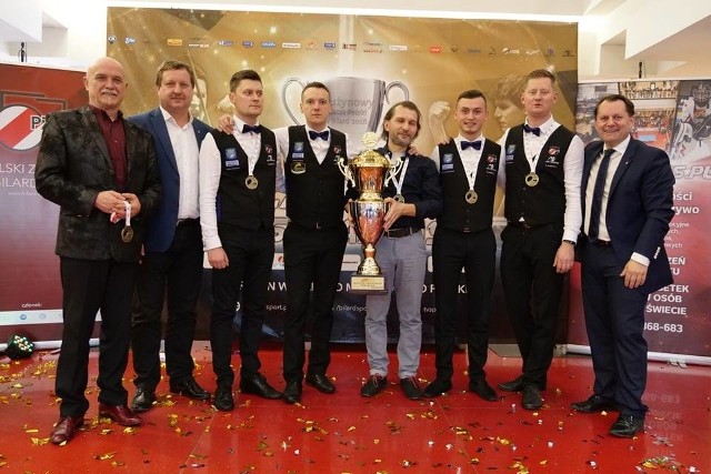 Nosan Kielce - bilardowy drużynowy mistrz Polski w 2018 roku