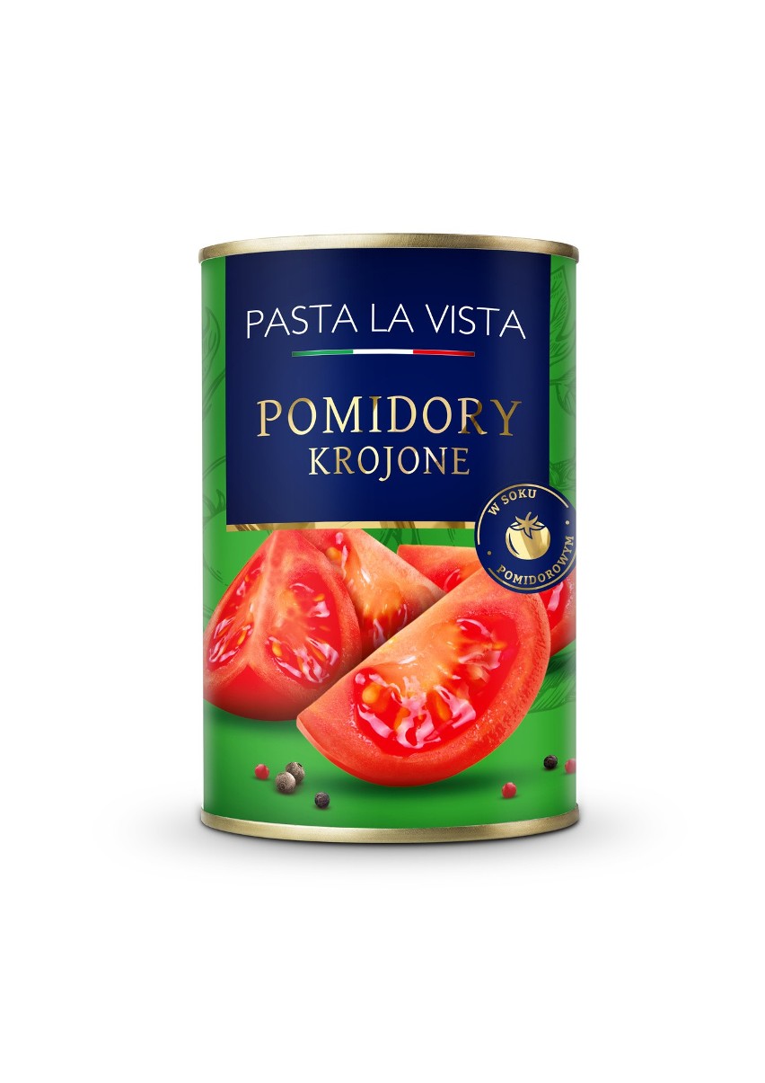 Z pomidorów w puszce zrobimy doskonały sos pomidorowy do...