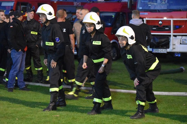 Nocne zawody strażackie w Gaszowicach