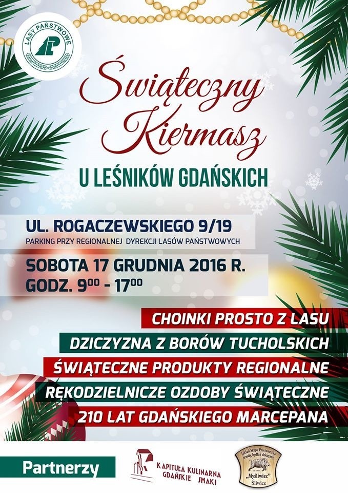„Świąteczny Kiermasz u Leśników Gdańskich” już w sobotę