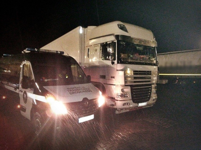 Rosyjska ciężarówka przemierzała Europę z wyłącznikiem tachografu. Lubelscy inspektorzy zachowali czujność