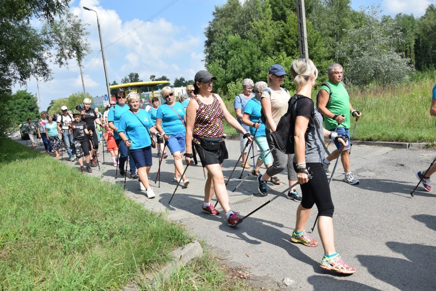 Marsz nordic walking w Zawierciu