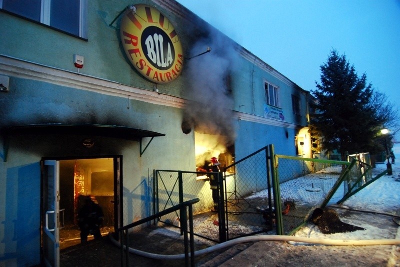 Wybuch w klubie Bila w Sandomierzu
