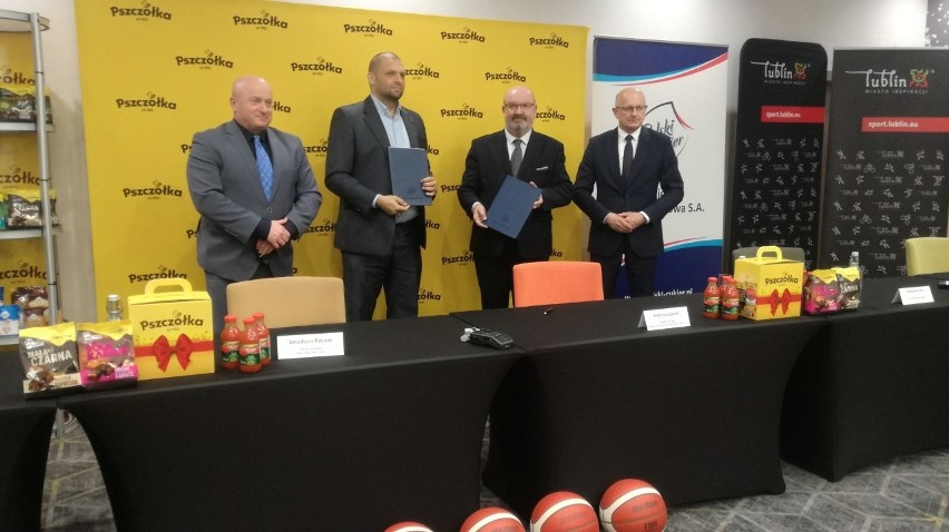 Koszykarze Startu Lublin nadal będą wspierani przez Fabrykę Cukierów Pszczółka