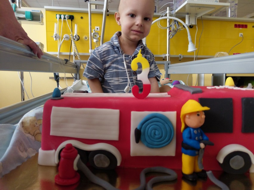 Swoje trzecie urodziny Daruś obchodził w szpitalu