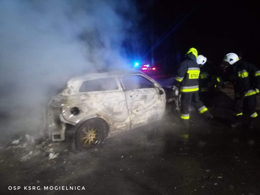 Do pożaru samochodu doszło w miejscowości Brzostowiec w...