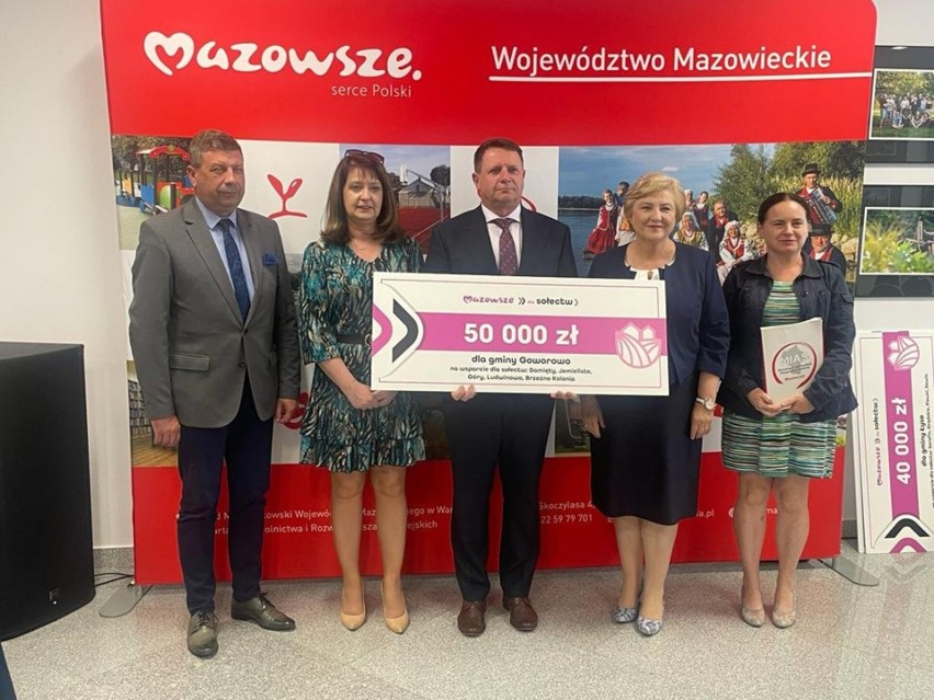 Olszewo-Borki. 125 inwestycji z powiatów ostrołęckiego i makowskiego ze wsparciem Mazowsza. 7.06.2022. Zdjęcia