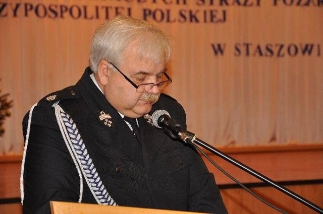Romuald Garczewski - burmistrz Staszowa, został ponownie wybrany na funkcję prezesa Powiatowego Związku OSP w Staszowie.