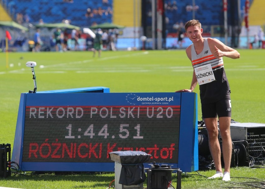 Krzysztof Różnicki po wspaniałym biegu w Chorzowie, gdzie...