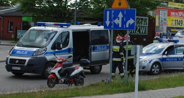 Wypadek w Wejherowie.