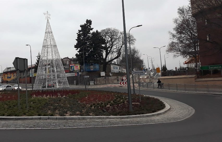 Nowe rondo obok wiaduktu kolejowego w centrum Stargardu