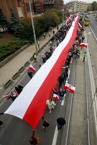 Szczeciński Marsz Niepodległości wyruszy o godz. 12 z placu Orła Białego