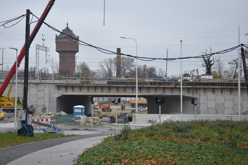 Postęp prac na placu budowy węzła przesiadkowego Opole...